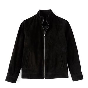 Roundtree & YorkeGenuine Goat Suede Hipster Jacket
